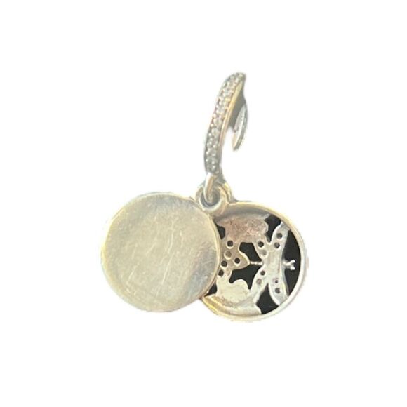 Authentic Retired Pandora Springtime Dangle/Soft Pink Enamel 791843EN40 NWT - Picture 5 of 5